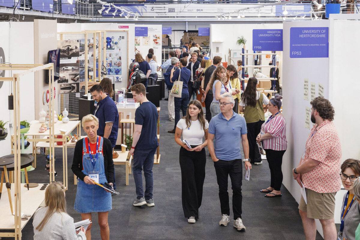 Walk through of new designers and the exhibition hall